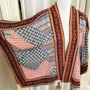 Beautiful Embroidered Tolani Wrap in Clay
